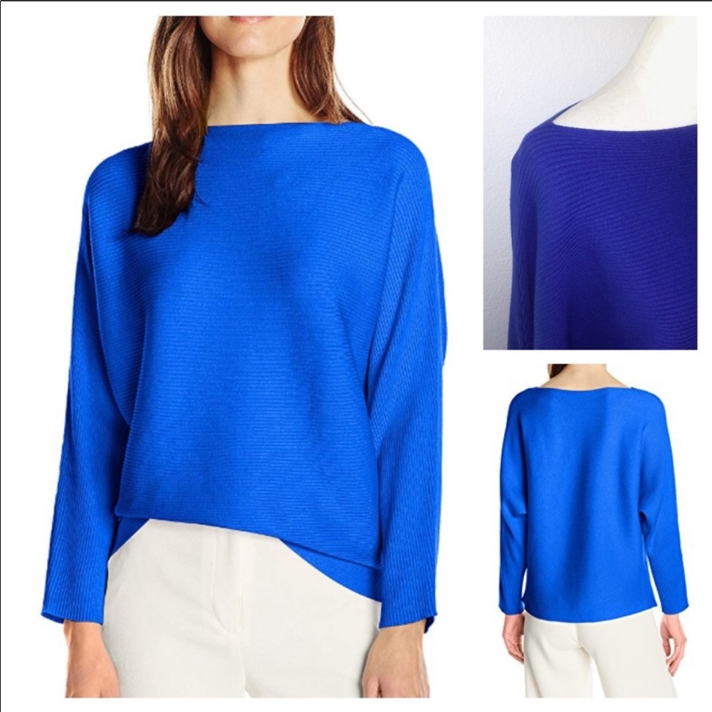 Vince Camino Boatneck Ribbed Dolman Sweater